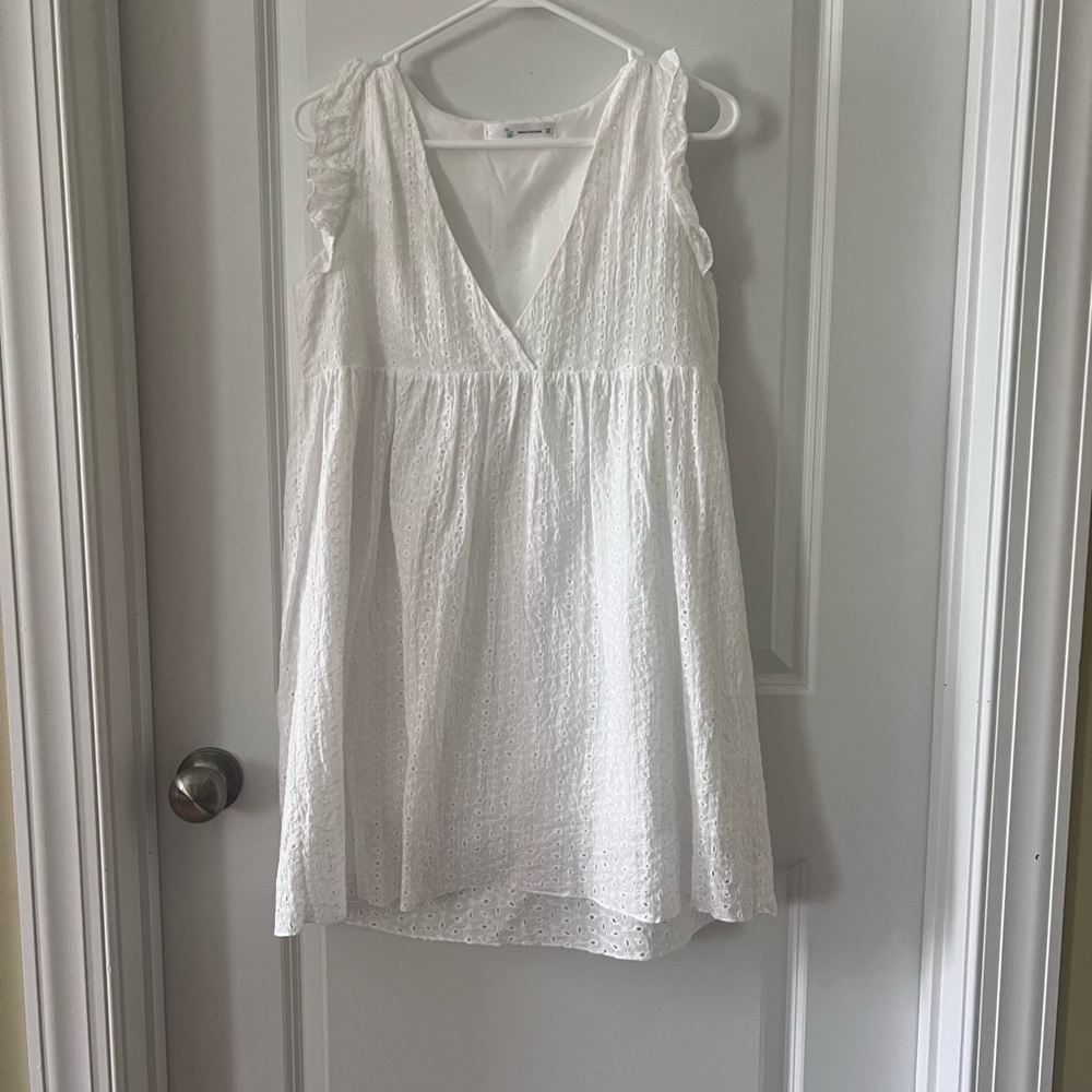 White Eyelet Dress